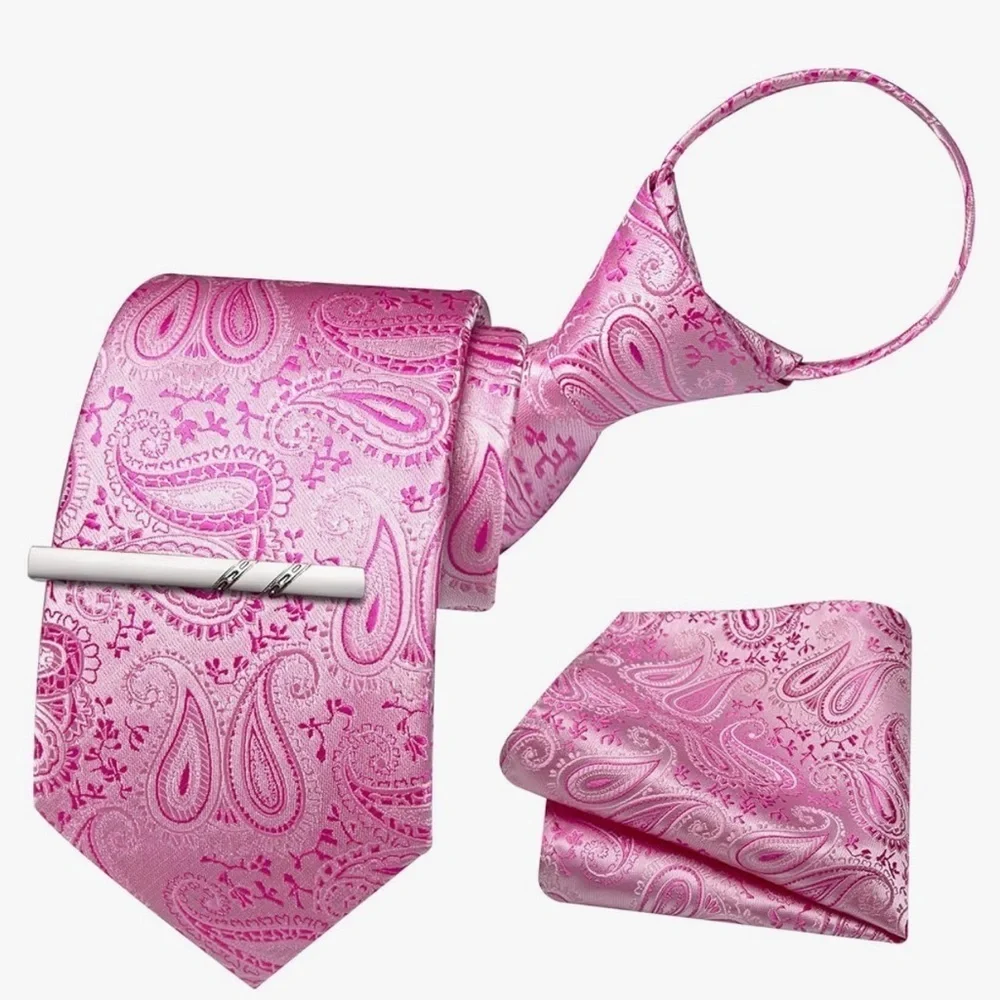 Adult and Child matching tie sets with hankerchiefs and one set of cuff links